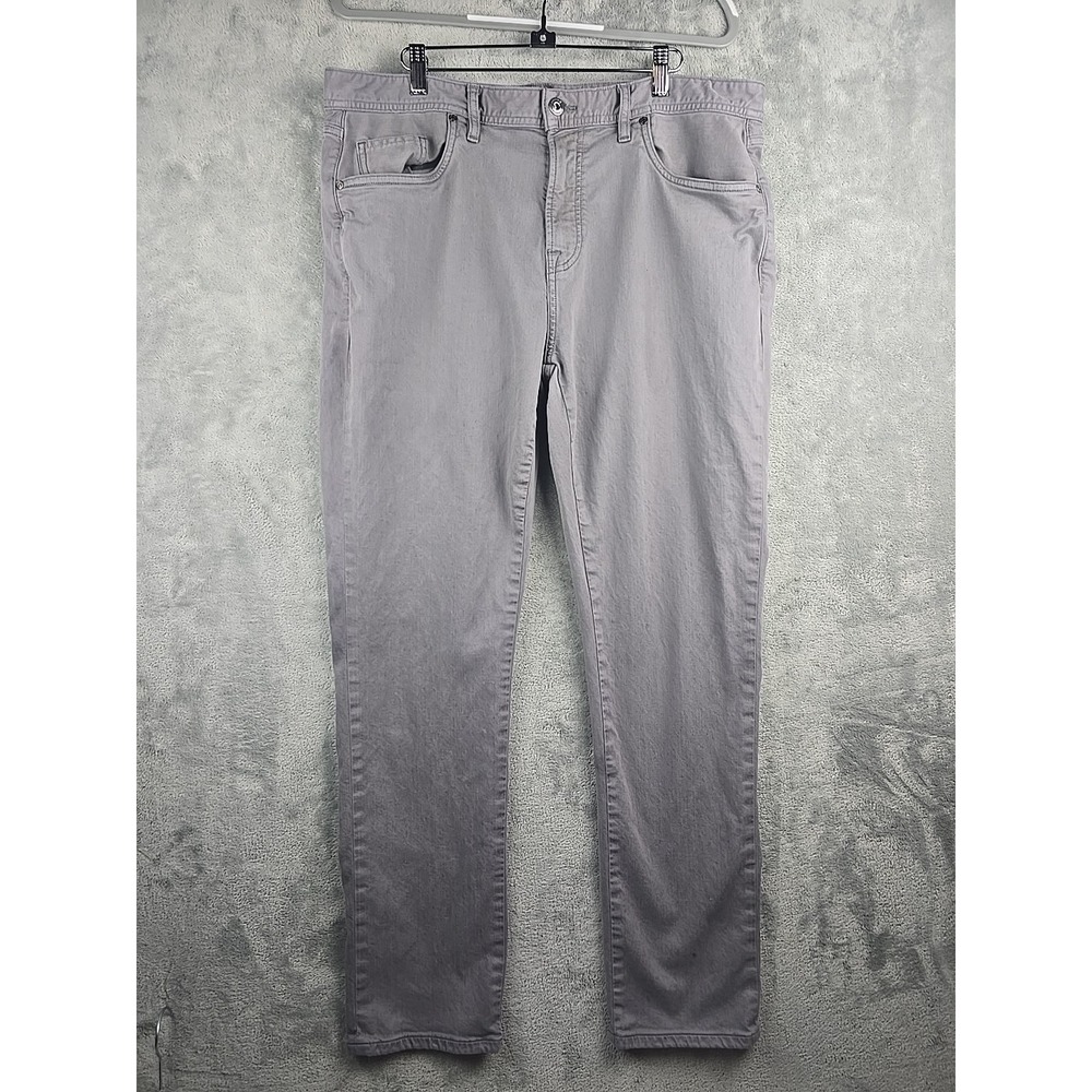 Johnnie O Hugo 5 Pocket Pants Chino Men's 38x32 Granite Gray Slim Fit JMPA1470